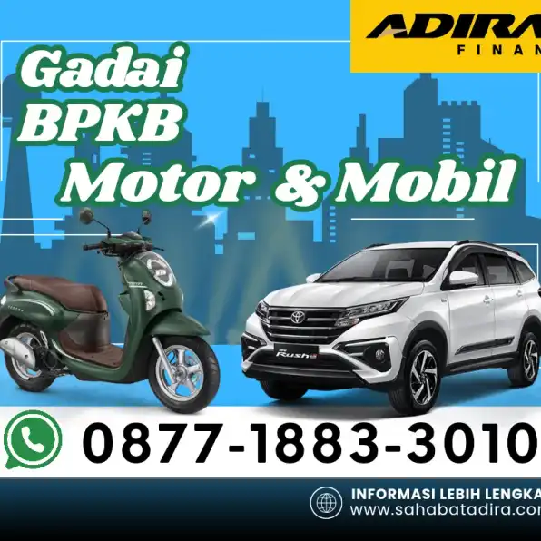 0877-1883-3010, Gadai BPKB Adira Pungkur Bandung