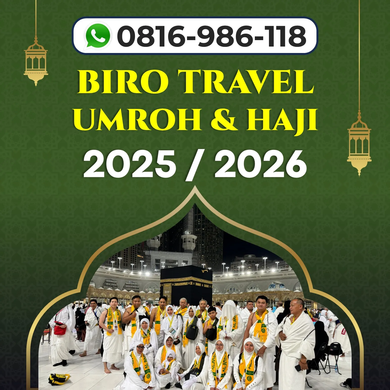 Travel Umroh Akhir Tahun 2025 Kesamben Blitar AL Bahjah, Promo Spesial Akhir Tahun