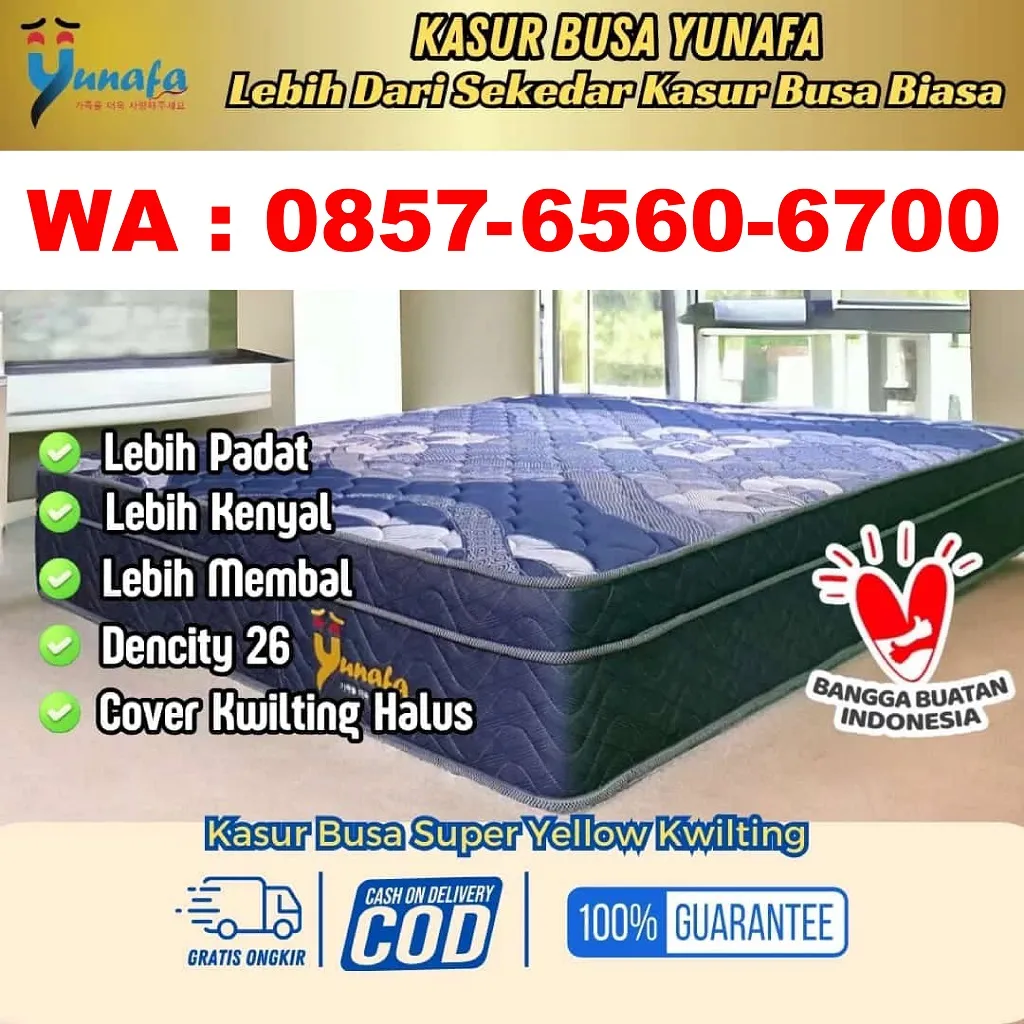Langsung Pabrik 0857-6560-6700 Jual Kasur Busa Yunafa Di Pati Pemalang