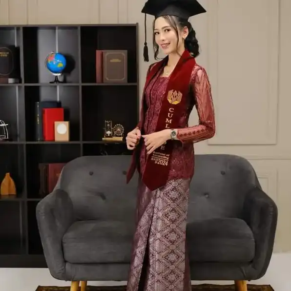 Eksklusif, 0816-4864-457, Kebaya Wisuda, Kebaya Brokat,  Untuk Wisuda SMP, Bontang, NENG LINA KEBAYA