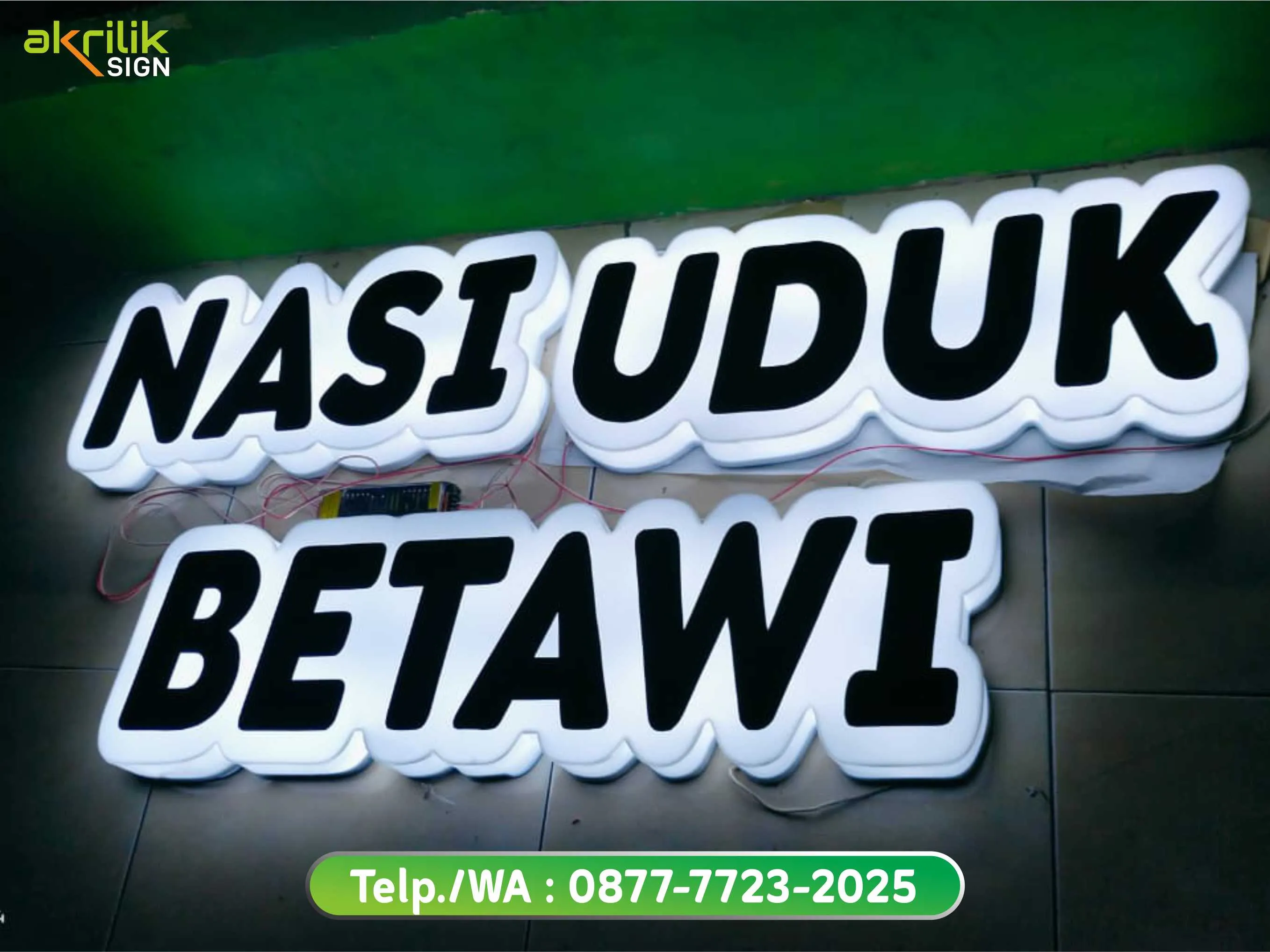 Neon Box Warung Nasi Uduk Betawi