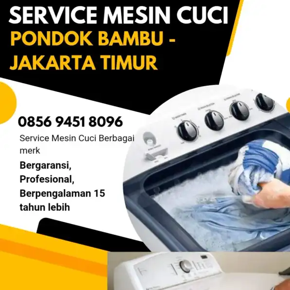 Jasa Service Mesin Cuci Daerah Pondok Bambu Jakarta Timur 0856 9451 8096