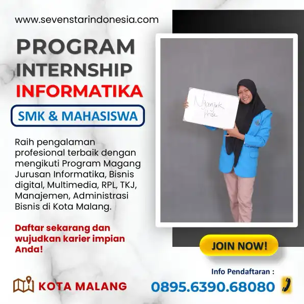 Hub 0895-6390-68080, Info Magang Jurusan Informatika UNIGA Malang: Peluang Magang di Dunia Teknologi!