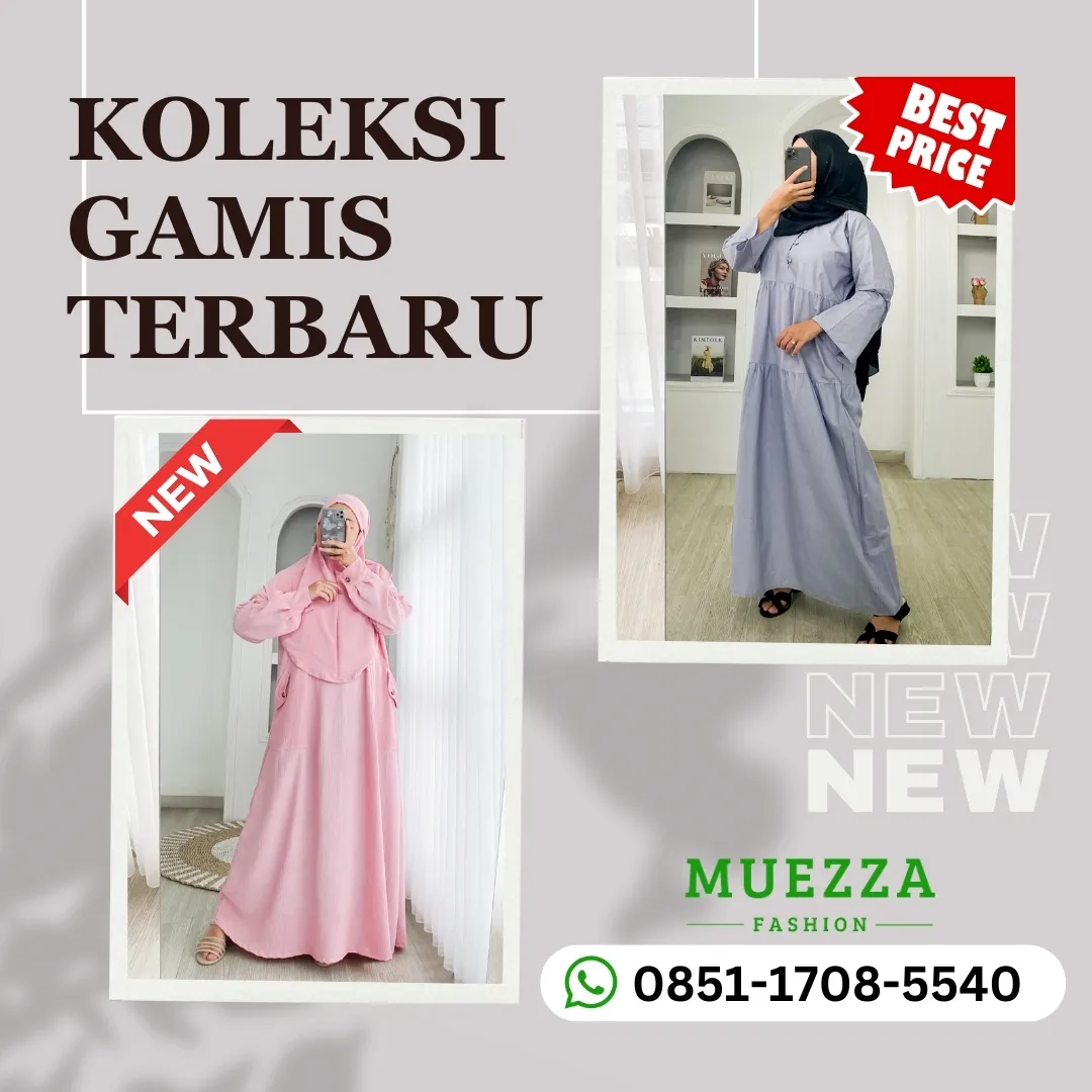 TERMURAH Dropship Gamis Formal Untuk Wisuda Lhokseumawe Padang Muezza Fashion