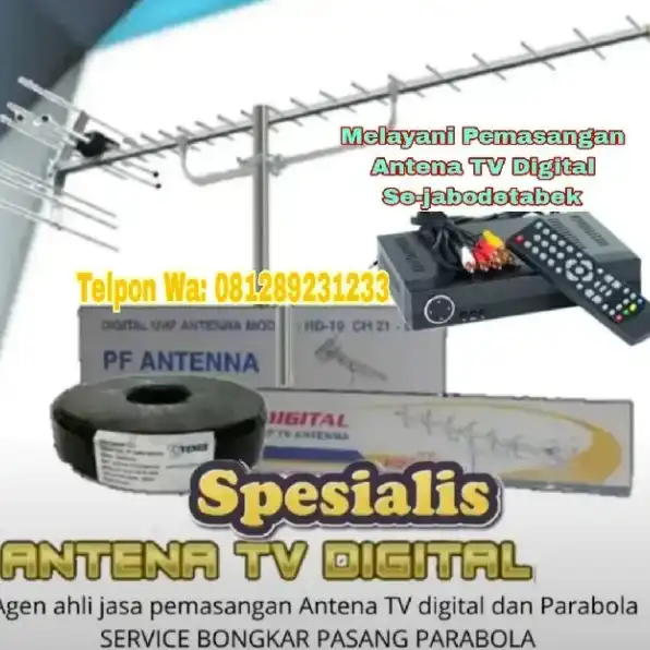 Gudang Jual Pasang Antena TV Baru Kota Serang Banten