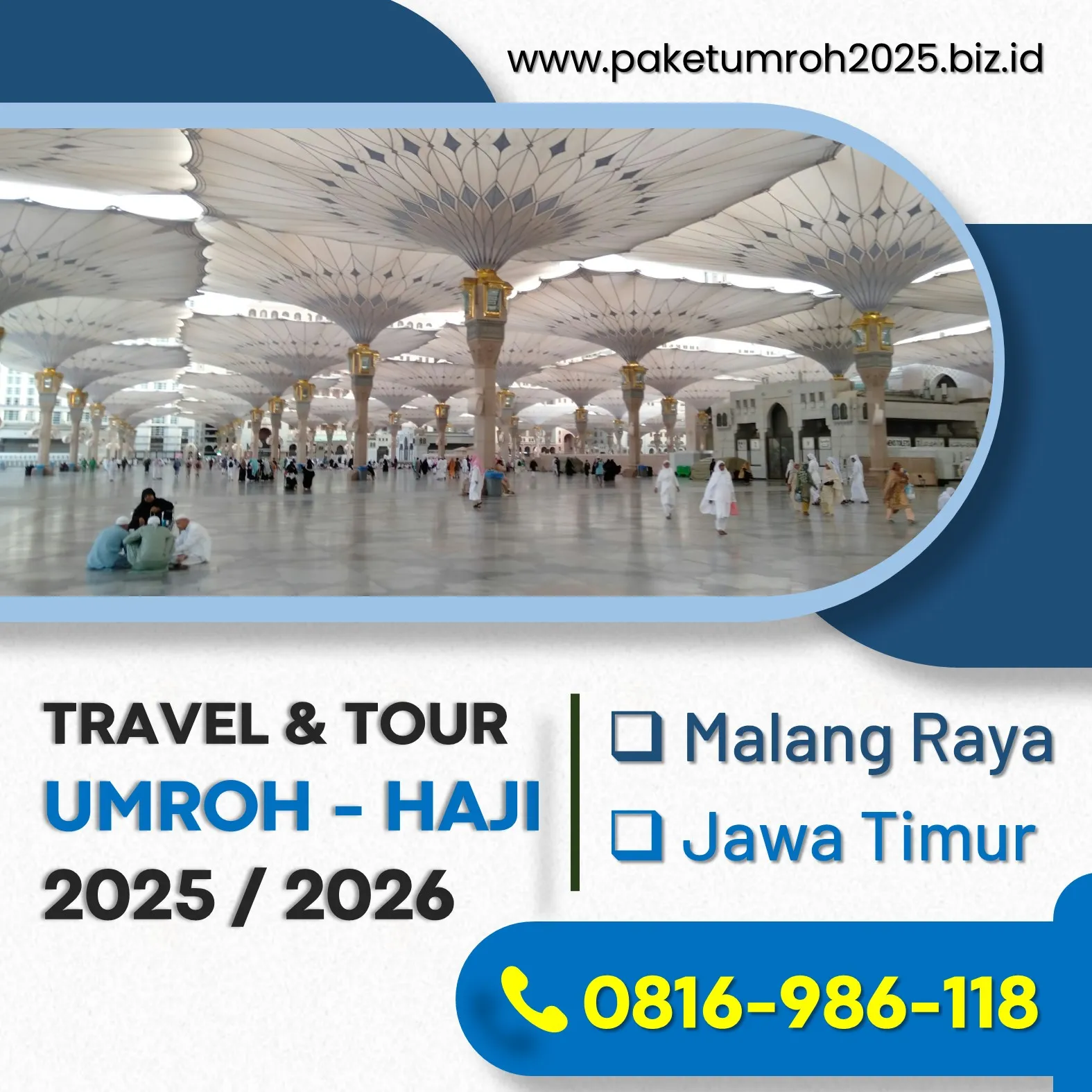 Travel Umroh Reguler 2025 Sumberpuncung Malang AL Bahjah