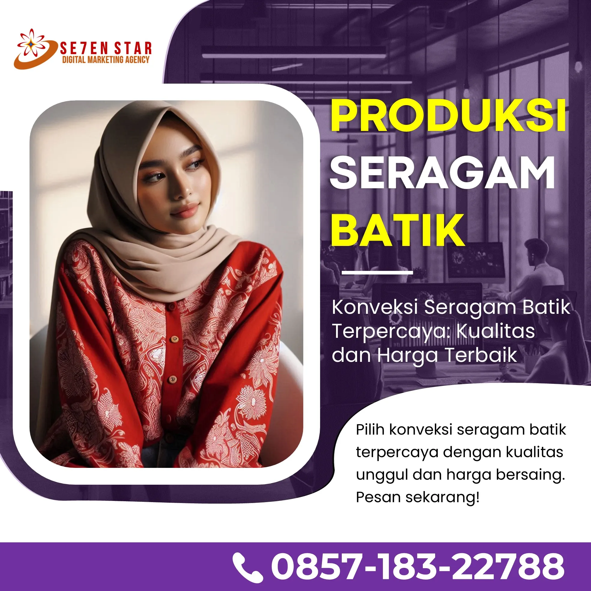 Agen Seragam Batik SMP Pekalongan - Desain Eksklusif & Berkelas