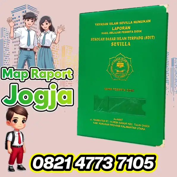 0821-4773-7105 Cover Raport Sd Kurikulum Merdeka Map Ijazah K13 di Depok Sleman