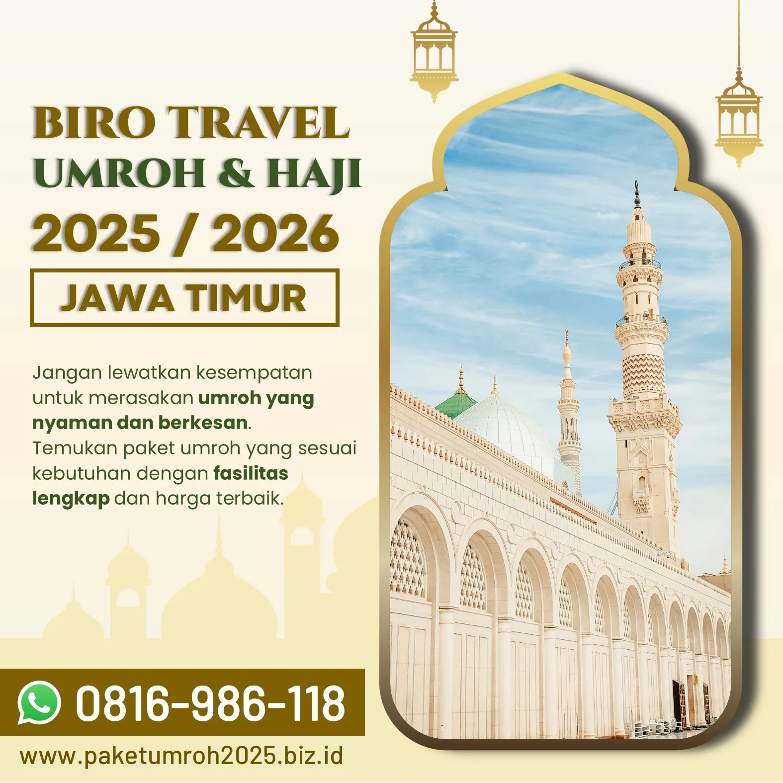 Biro Tour Umroh Sanan Wetan Blitar AL Bahjah