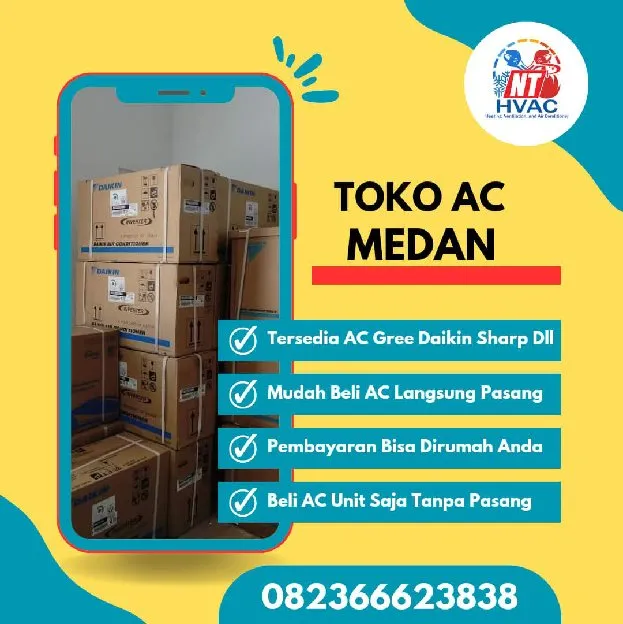 Beli AC Terbaru Di Medan 0823  6662  3838