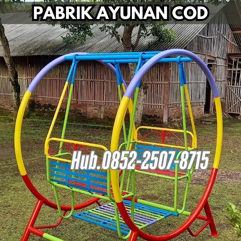 Hub 0852-2507-8715 TERBAIK ! ayunan besi depan rumah Dan mainan outdoor tk Kec Karangdadap Pekalongan  Bayar COD Free Ongkir