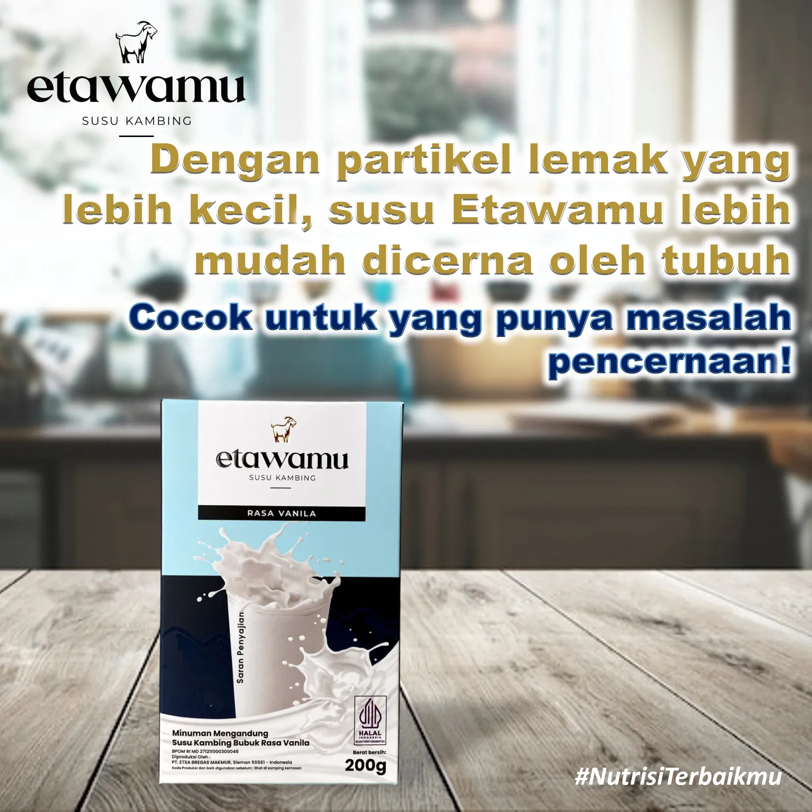 Susu Kambing Untuk Anak Pamekasan,BPOM & MENYEHATKAN