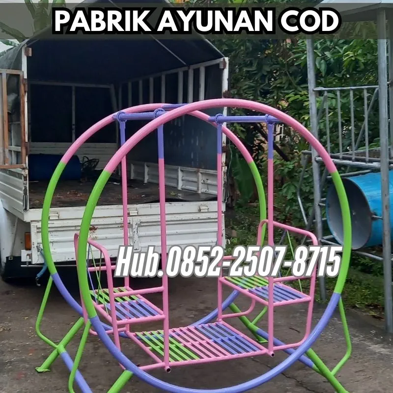 Hub 0852-2507-8715 DISINI SAJA !! Ayunan Besi Custom Dan Perosotan Anak Kec Doro Pekalongan  Bayar COD Free Ongkir