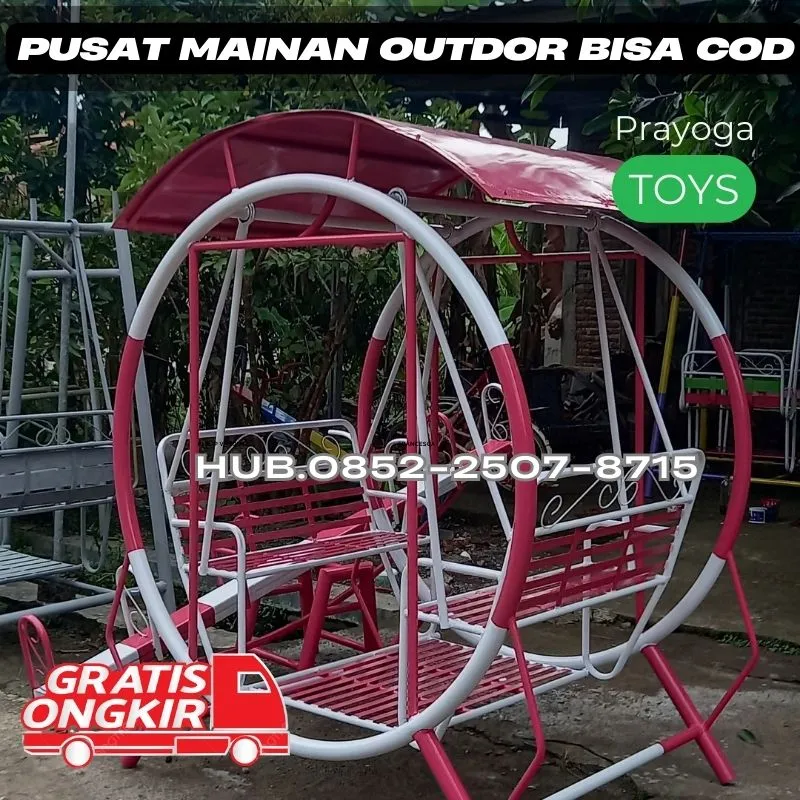 Contoh ayunan besi dewasa Dan Perosotan Custom  Kec Panggul Trenggalek