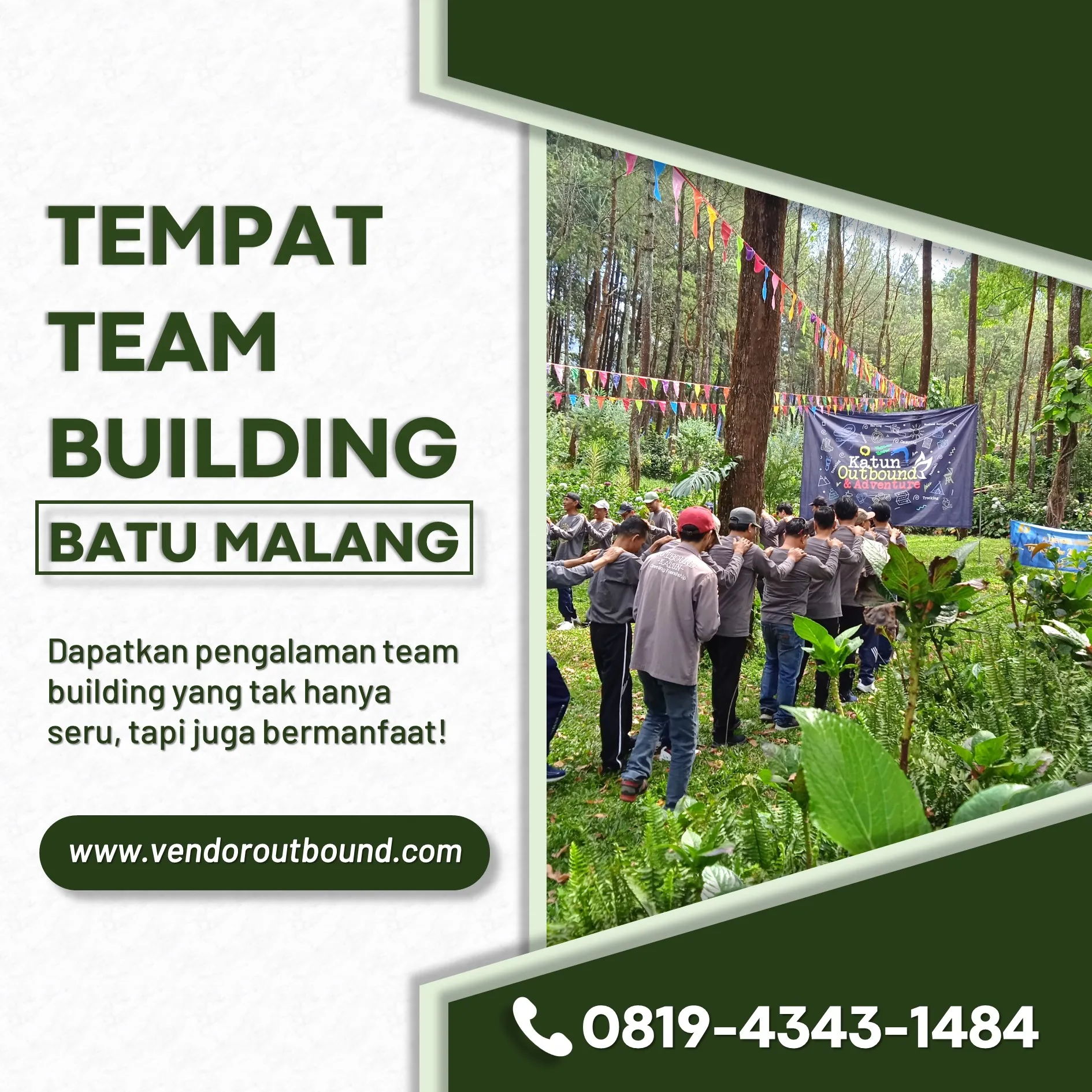 Hub O8I9 4343 I484 Vendor Outbound Berpengalaman di Malang: Team Building & Capacity Building