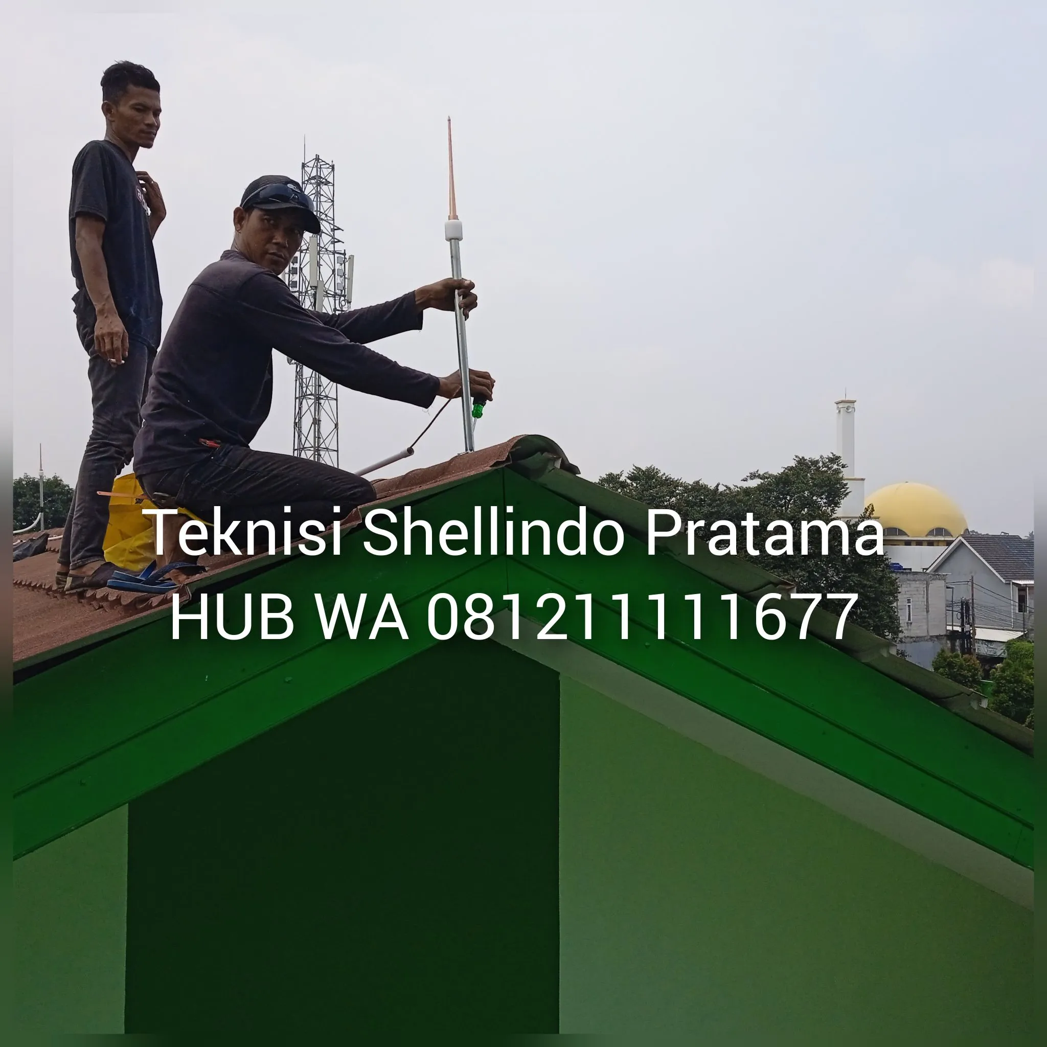 Perangkat Grounding - Pengeboran Pasang Penangkal Petir - Alam Sutera