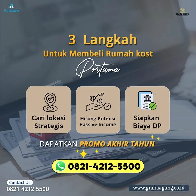 STOK TERBATAS T821-4212-5500 Investasi Rumah Kost Minimalis Untuk Keluarga Jawa Timur Bondowoso COMFY KOST