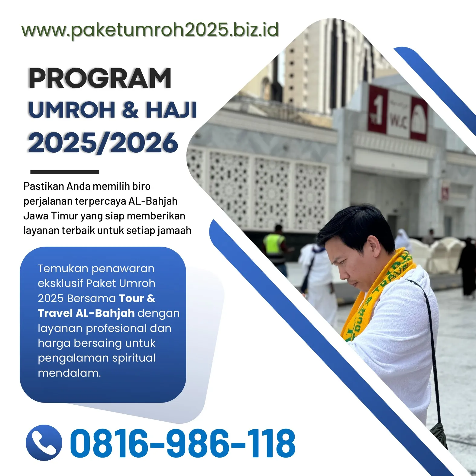 Travel Umroh Akhir Tahun 2025 Ngantang Malang Bersama AL Bahjah