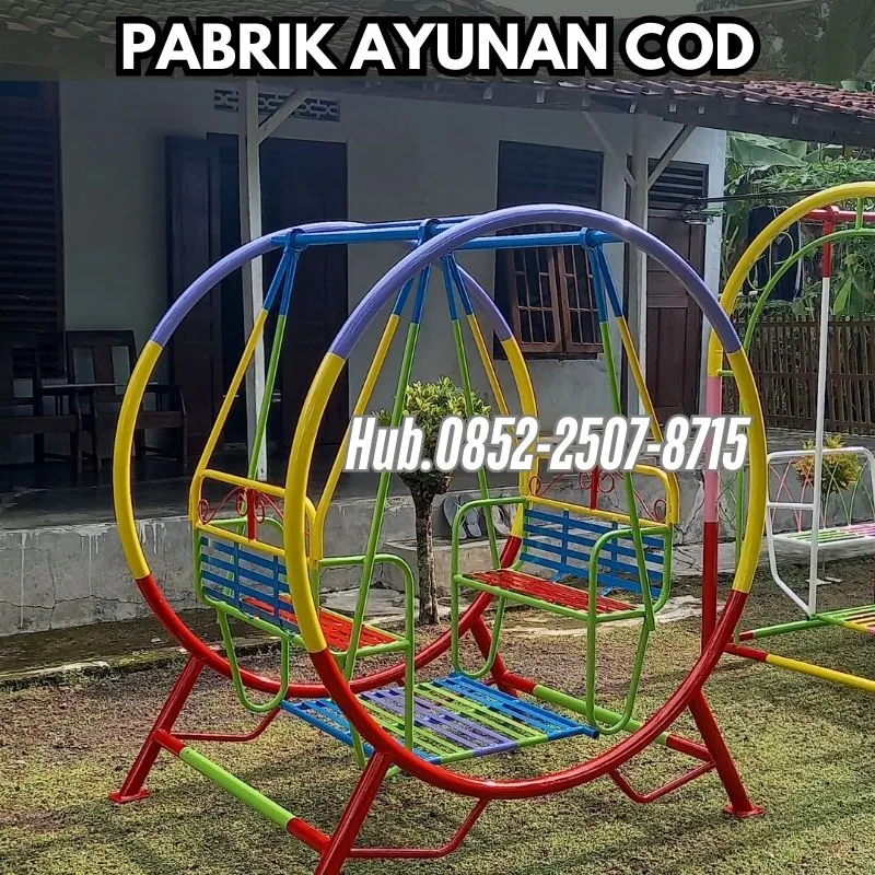 Hub 0852-2507-8715 GROSIR !! ayunan besi kecil Dan mainan outdoor Kec Lebakbarang Pekalongan  Bayar COD Free Ongkir