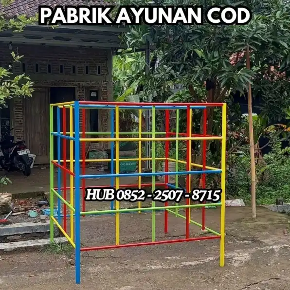 Hub 0852-2507-8715 PRODUKSI !! ayunan besi klasik Dan mainan playground outdoor Kec Mojosongo Boyolali Bayar COD Free Ongkir