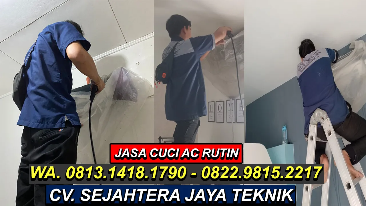 WA. 081314181790 - 082298152217 Jasa Cuci AC Bojongsari, Bojongsari, Depok CV. Sejahtera Jaya Teknik