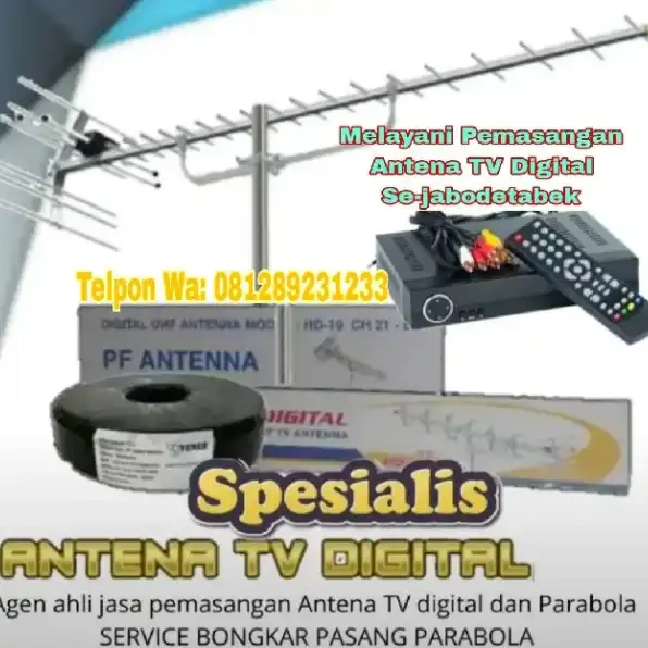 Pemasangan Baru Antena TV UHF Ciruas Serang