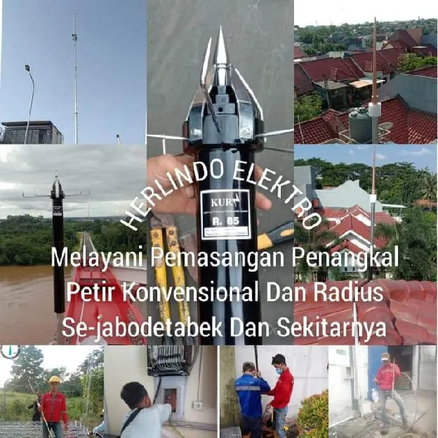 Spesialis pemasangan penangkal petir konvensional & radius murah berkualitas, untuk wilayah Cilegon