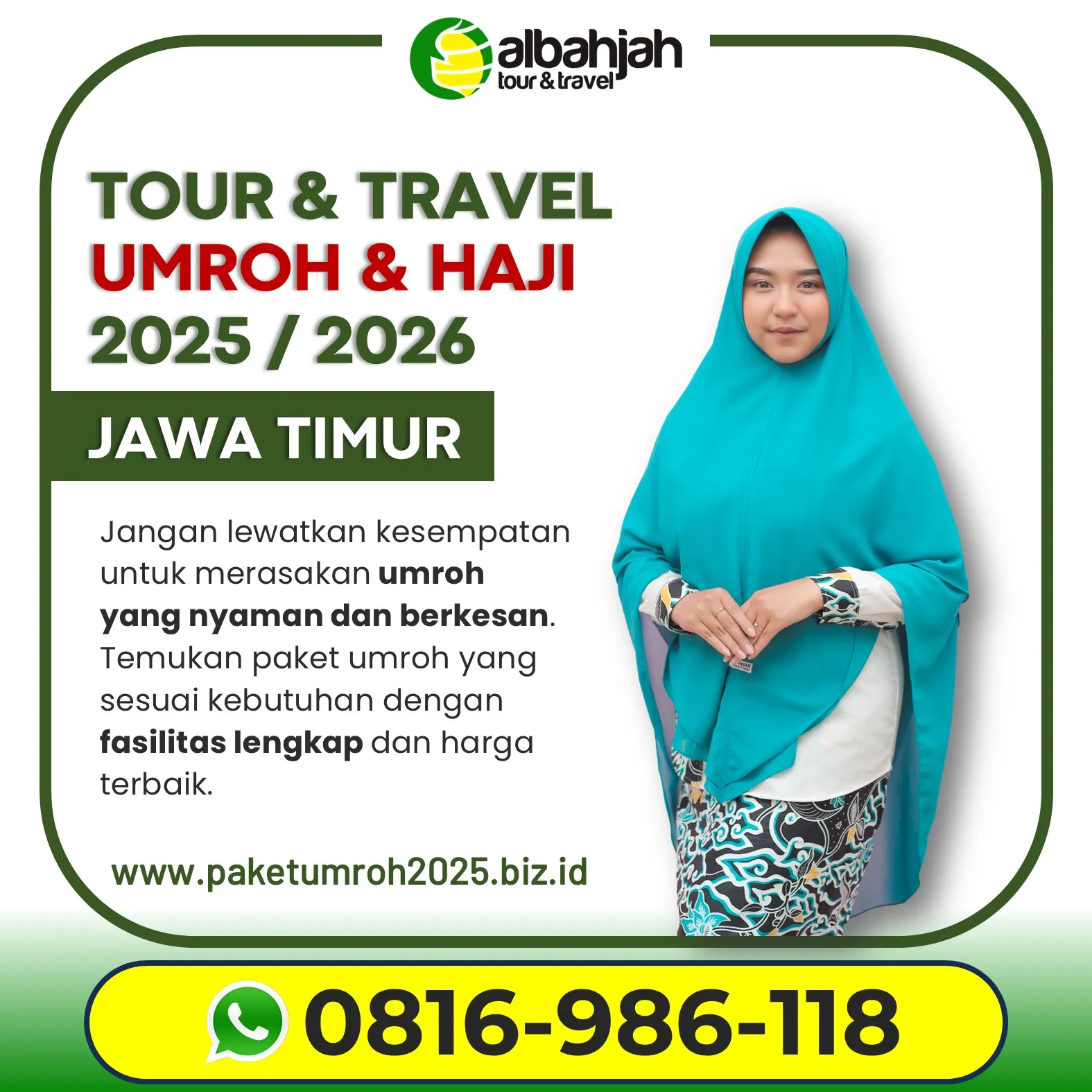 Travel Umroh Keluarga 2025 Wagir Malang AL Bahjah