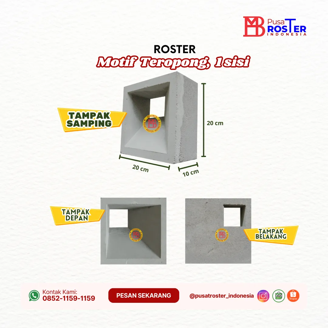 Roster Teropong, 1 Sisi