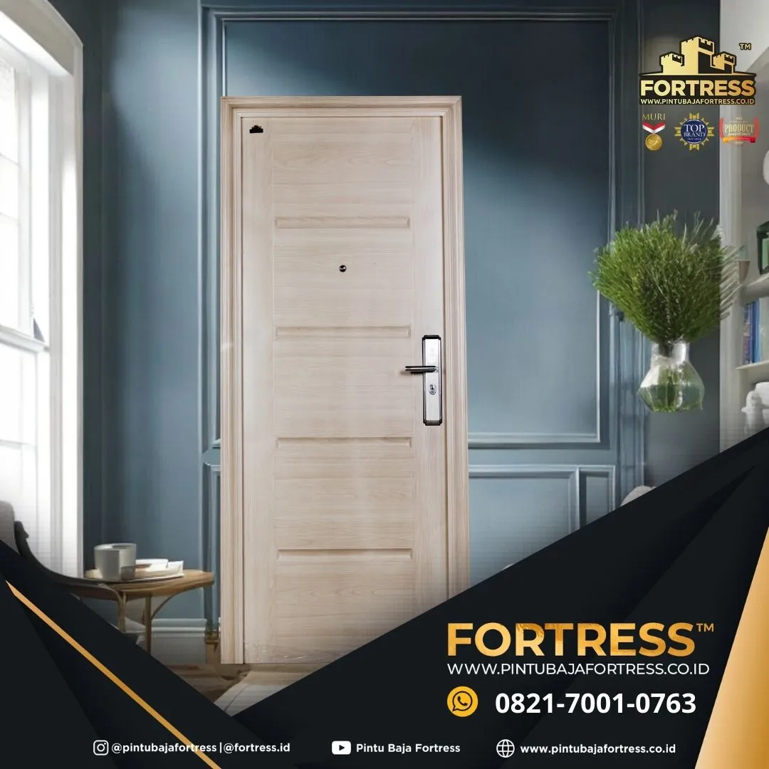 ELEGAN..!! WA 0821 7001 0763 (FORTRESS) Pintu Baja Double Tahan Karat Di Depok