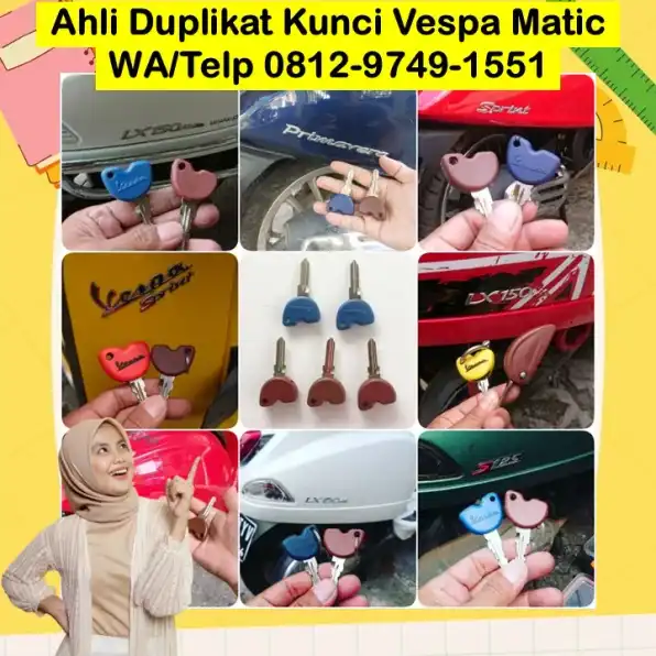 0812-9749-1551(WA), Ahli Kunci Vespa Matic Bergaransi Majalengka