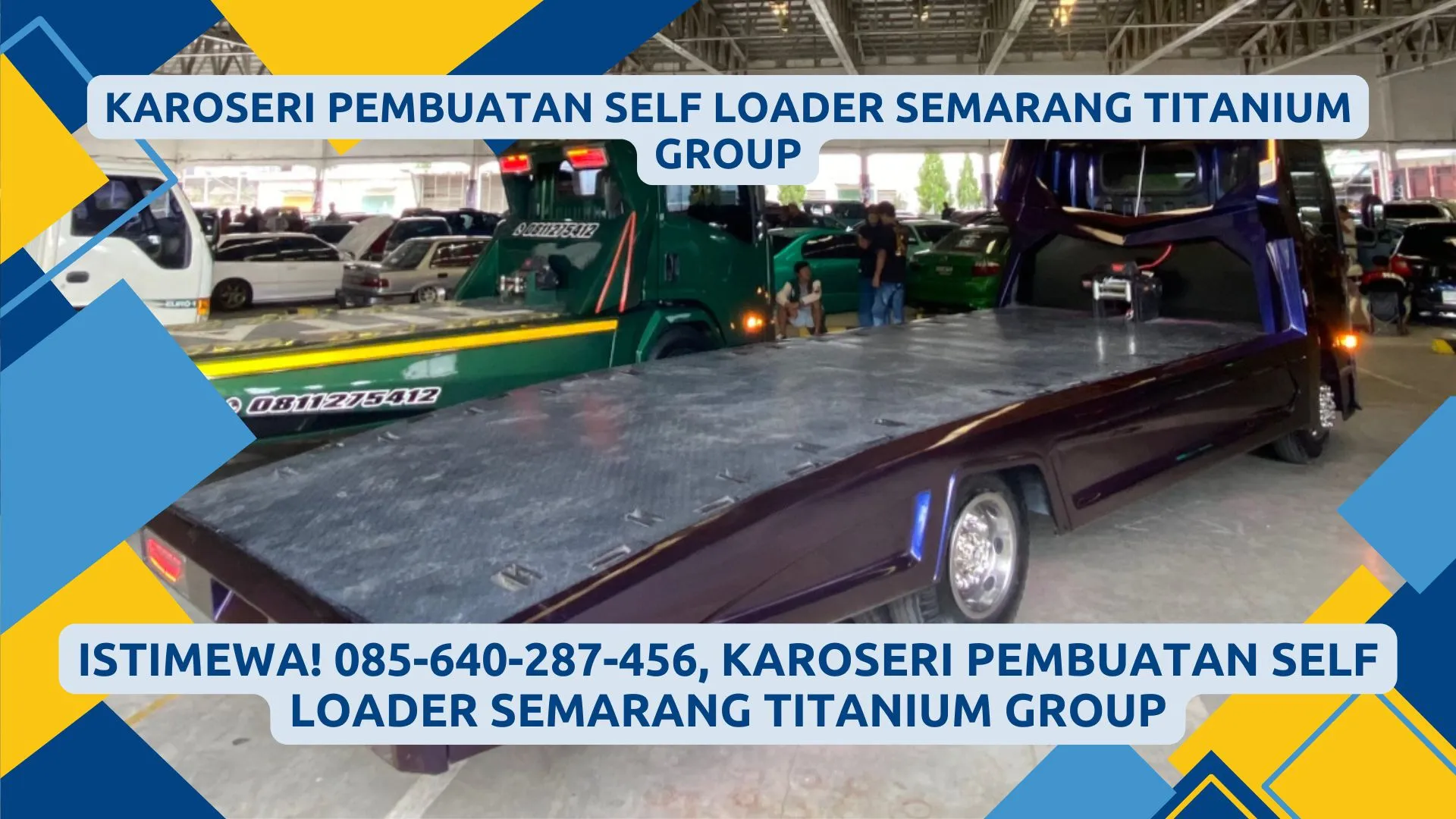 Towing Monster, Karoseri Pembuatan Self Loader Semarang Titanium Group