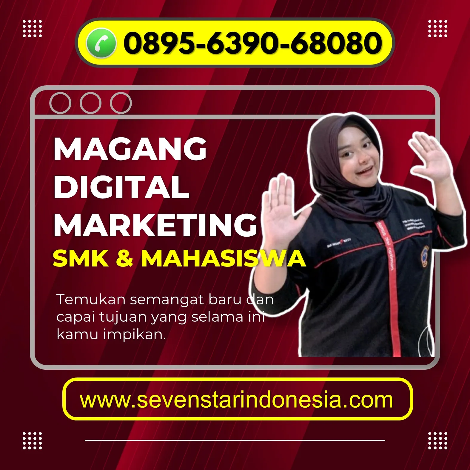 WA 0895-6390-68080, Lokasi Magang Multimedia DKV di Malang