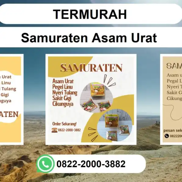 TERMURAH, 0822-2000-3882 DISTRIBUTOR SamUrat en Asam Urat Malang