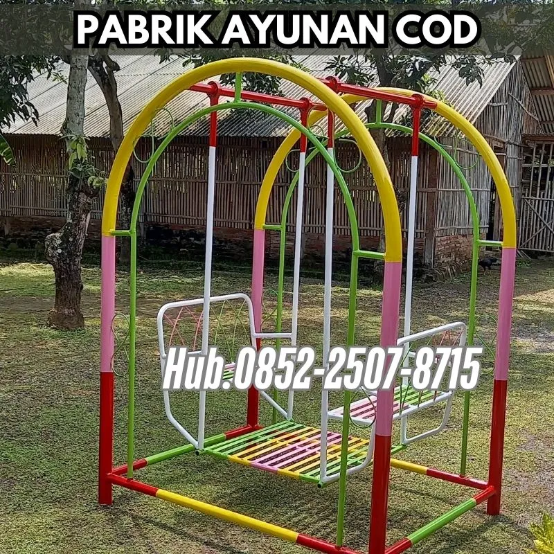 Hub 0852-2507-8715 STOK READY !! ayunan besi hollow Dan produsen playground Kec Kramat Tegal Bayar COD Free Ongkir