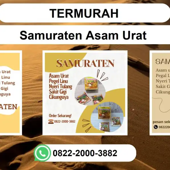 TERMURAH, 0822-2000-3882 DISTRIBUTOR Samuraten Asam urat Banjar