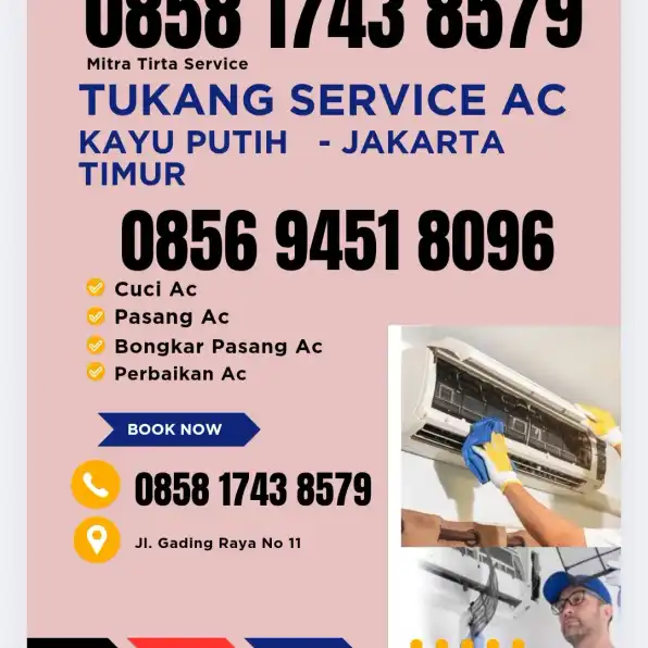 W.A 0856 9451 8096 Service Ac Dan Cuci Ac Kayu Putih Jakarta Timur