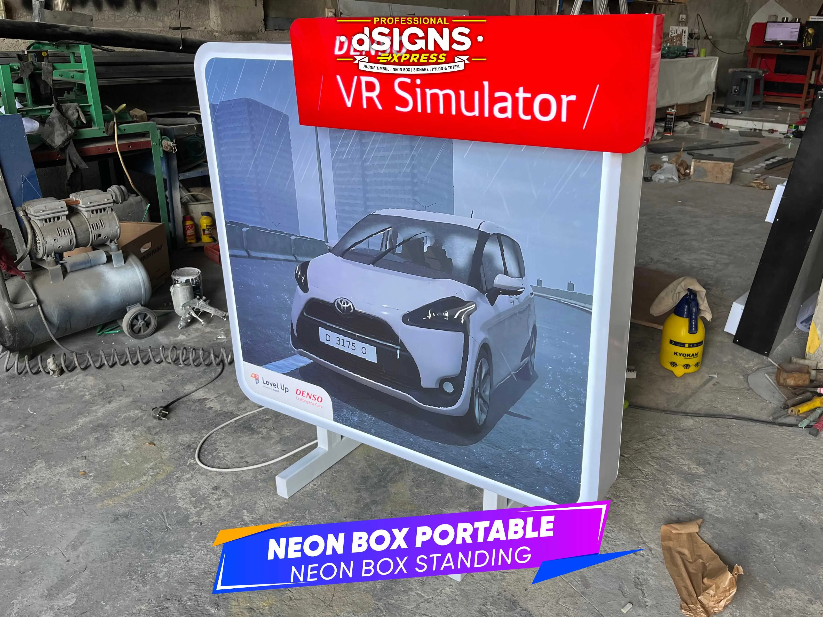 Neon Box Portable - Neon Box Event - Neon Box Akrilik