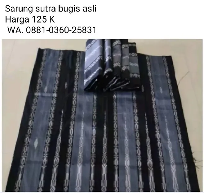 Sarung sutra Bugis