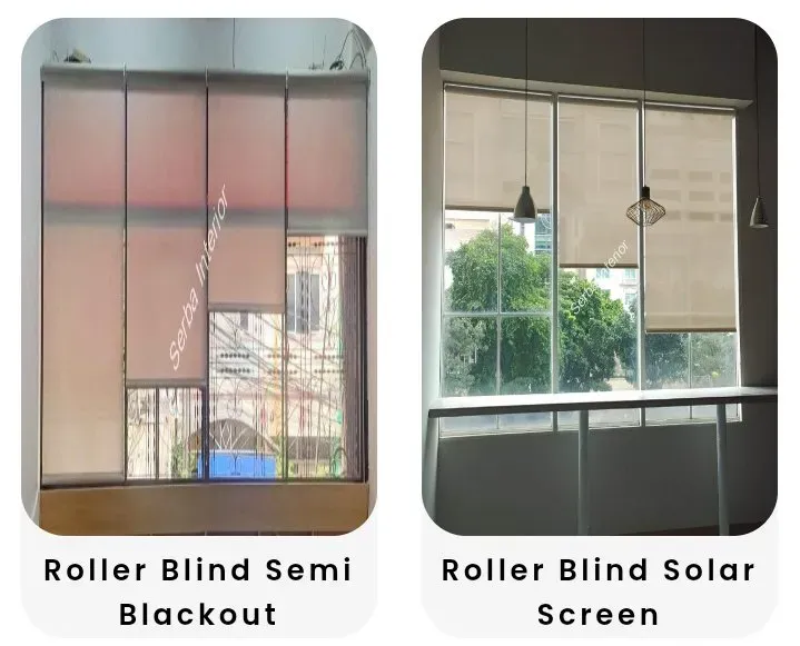 Roller Blind Blackout Gedung