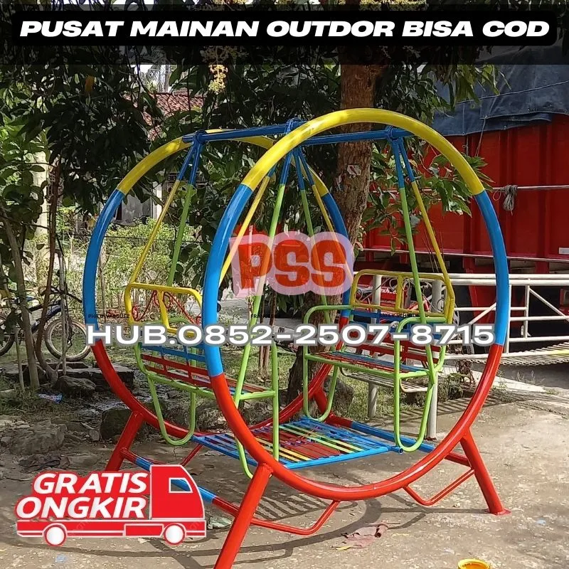Contoh ayunan besi dewasa Dan Perosotan Custom  Kec Patuk Gunungkidul