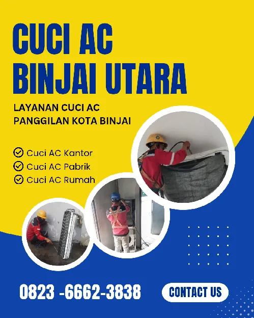 Cuci AC Hotel Binjai Utara 0823. 6662. 3838