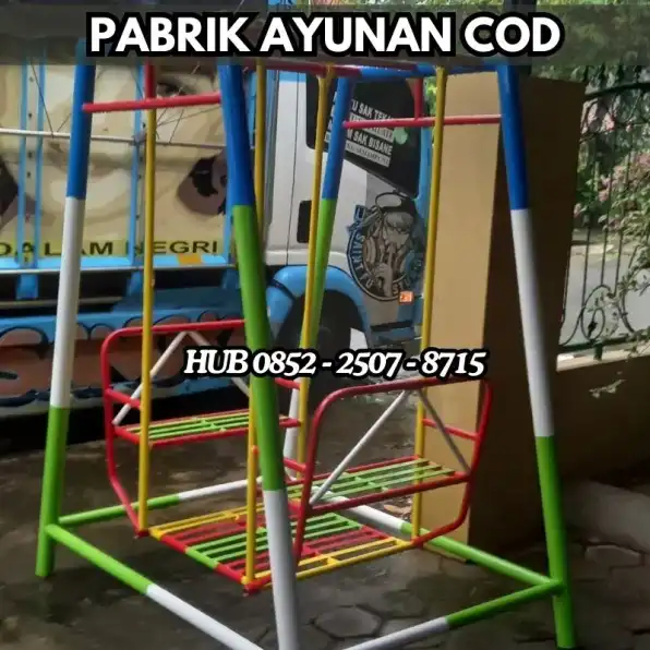 Hub 0852-2507-8715 DIJAMIN AMAN ! ayunan besi bulat besar Dan mainan playground Kec Karimunjawa Jepara Bayar COD Free Ongkir