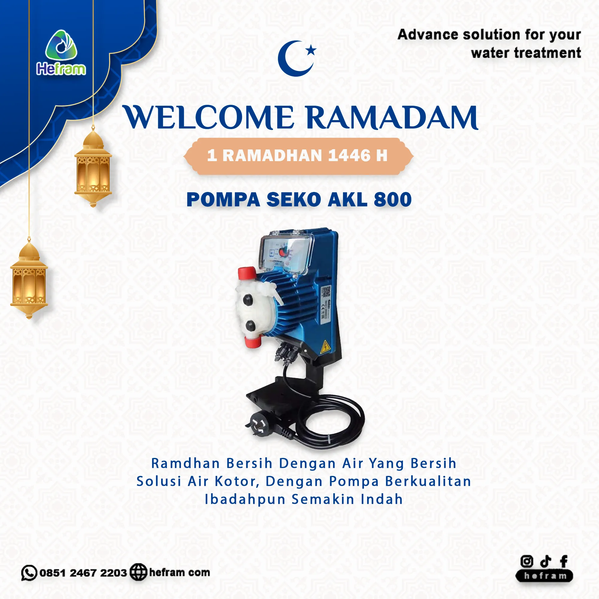 Dosing Pump Seko kimia pompa chemichal KOSMO MM2H157GDC4000