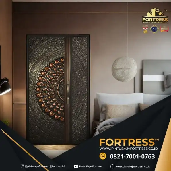 TERKINI..!! WA 0821 7001 0763 (FORTRESS) Pintu Kamar Tidur Modern Minimalis Berbahan Baja Di Purwakarta