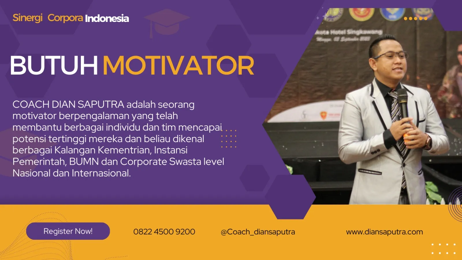 Motivator Cirebon, Terpercaya & Solutif, Dian Saputra