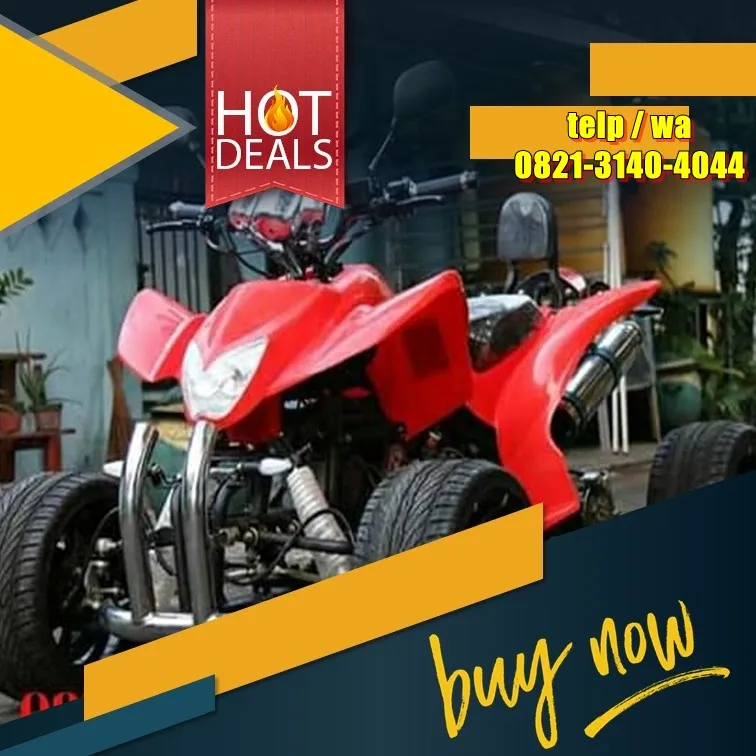 AGEN MOTOR ATV 150 CC sport ceper baru bukan bekas  SIAP KIRIM  JEMBER TANGGUL