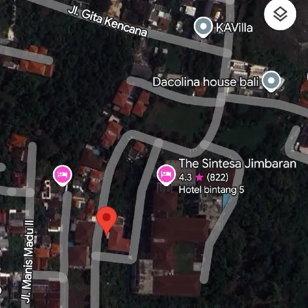 Dijual Villa Full Furnish, Jl. Gita Kencana Jimbaran Atas Kura Selatan