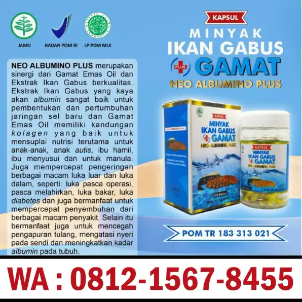 0812-1567-8455 Grosir Neo Albumino Plus Di Sulawesi Utara