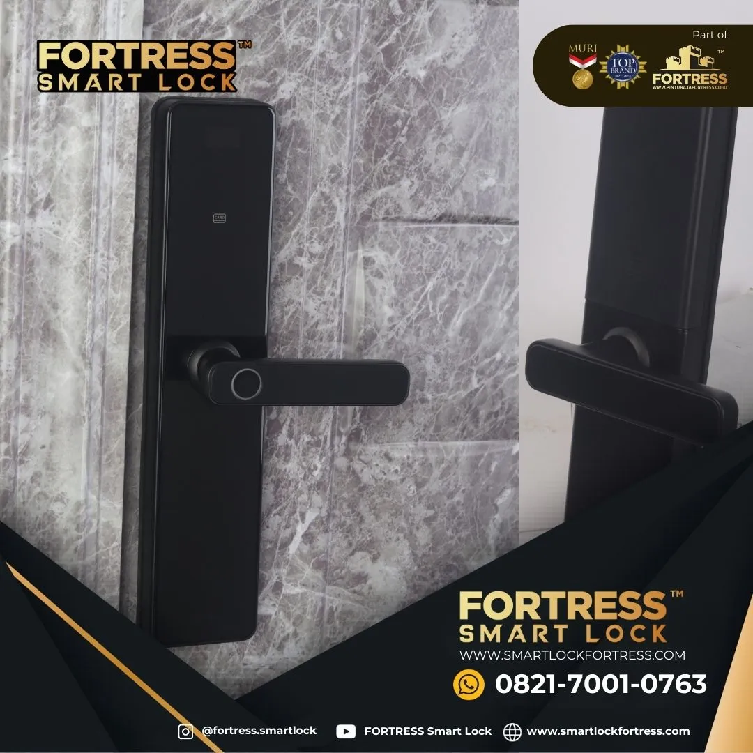 (FORTRESS) Smart Lock Door Kartu Di Palu